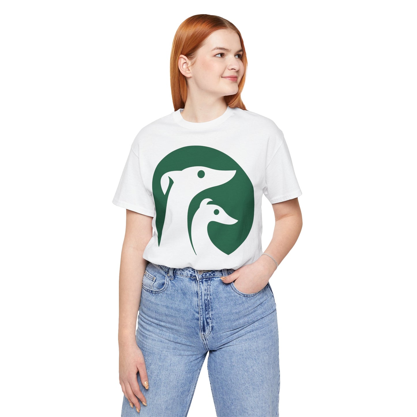 DEEL Sighthound Rescue Tshirt (White + Green)