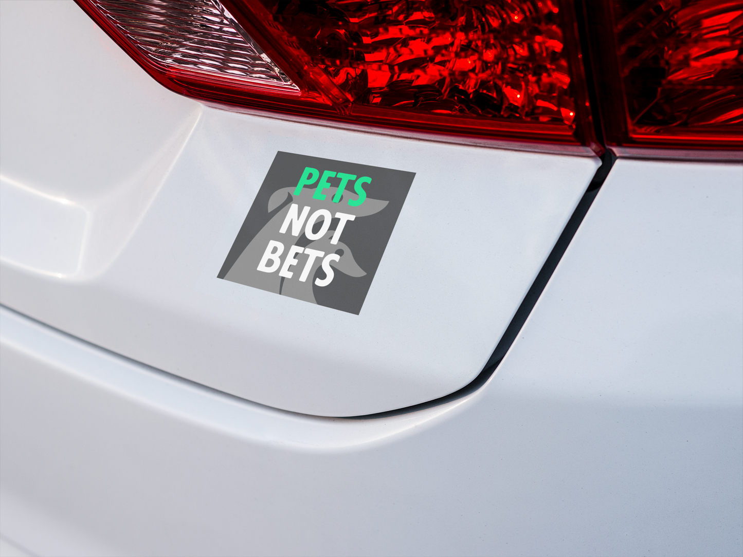 Pets Not Bets Sticker