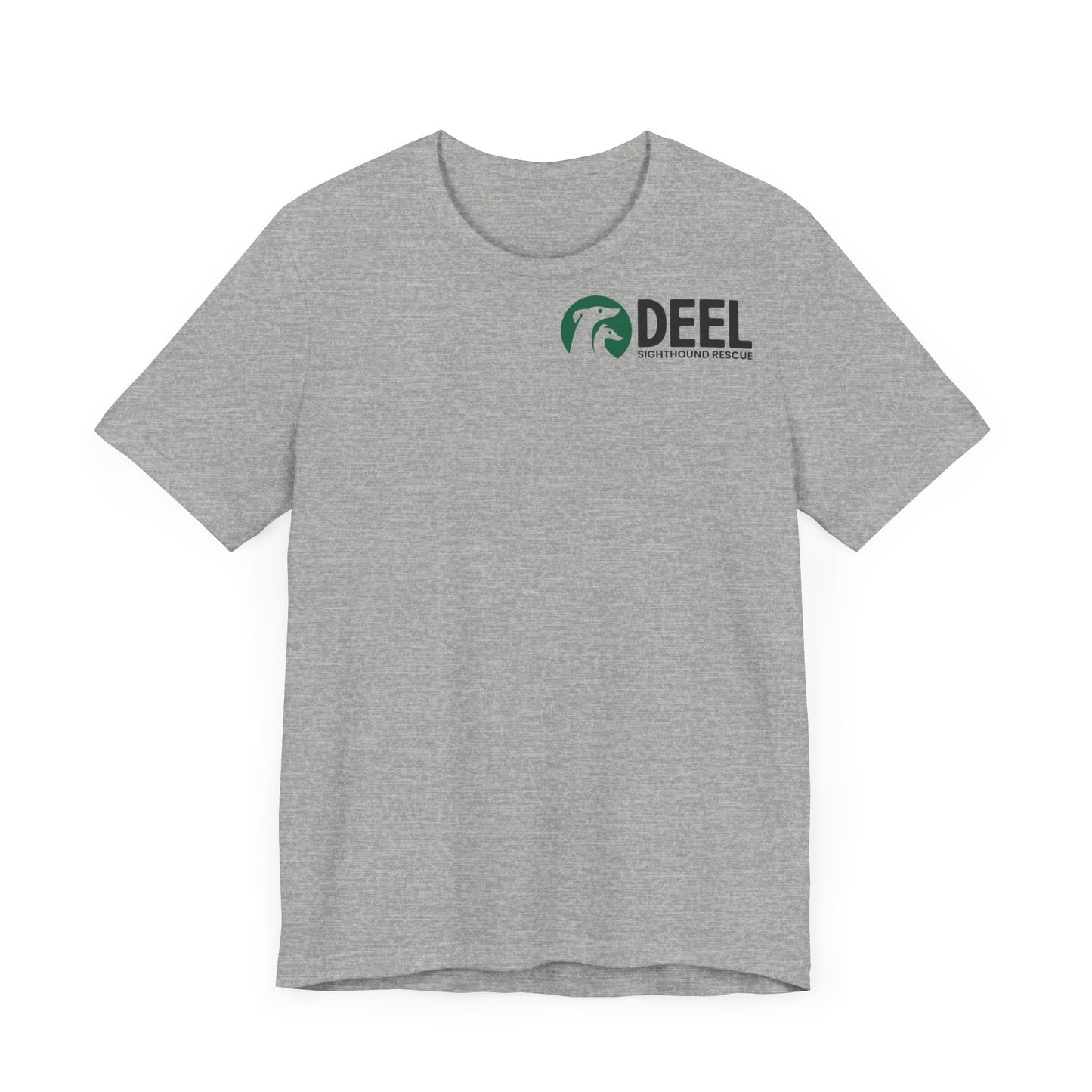 DEEL Sighthound Rescue Tshirt (Grey + Black)